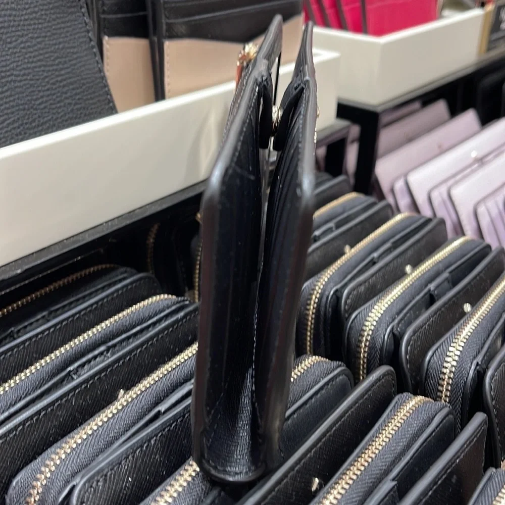 Kate Spade Darcy Large Slim Bifold Wallet Black